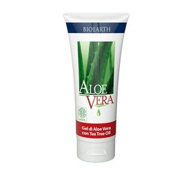 Gel Pur de Aloe Vera cu Ulei de Arbore de Ceai Bioearth, 100 ml cu comanda online