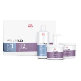Kit Tratamente pentru Par Vopsit sau Decolorat – Wella Professionals Wellaplex Salon Kit, 3 x 500ml cu comanda online