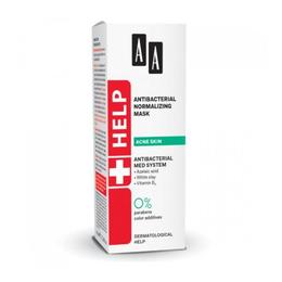 Masca antibacteriala si pentru normalizarea tenului acneic AA Help Antibacterial Normalizing Mask 40 ml cu comanda online