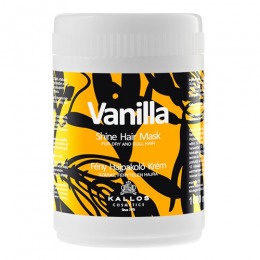 Masca cu Aroma de Vanilie pentru Stralucire - Kallos Vanilla Shine Hair Mask 1000ml cu comanda online