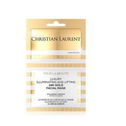 Masca de fata Christian Laurent, cu efect de lifting si iluminare cu aur de 24K, 10 ml cu comanda online