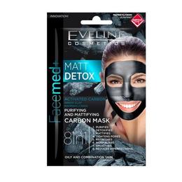 Masca de fata, Eveline Cosmetics, MATT DETOX 8in1, 10 ml cu comanda online