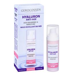 Masca de fata cu Acid Hialuronic si Argila Roz Hyaluron Anti-Age Gerocossen