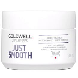 Masca pentru Par Rebel – Goldwell Dualsenses Just Smooth 60sec Treatment Control for Unruly Hair, 200ml cu comanda online