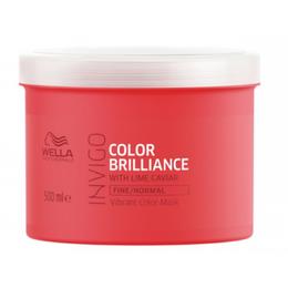 Masca pentru Par Vopsit, Fin sau Normal – Wella Professionals Invigo Color Brilliance Vibrant Color Mask Fine/Normal Hair, 500ml cu comanda online