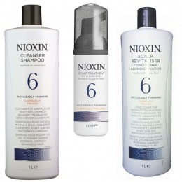 Nioxin – Pachet Maxi System 6 pentru parul normal spre aspru, cu tendinta dramatica de subtiere si cadere cu comanda online