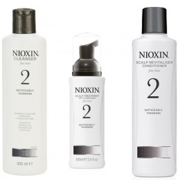 Nioxin – Pachet Medium System 2 pentru par fin, normal cu tendinta dramatica de subtiere, cadere si rarefiere cu comanda online