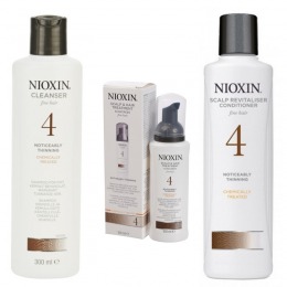 Nioxin – Pachet Medium System 4 pentru parul cu tendinta notabila de subtiere, fin si vopsit cu comanda online