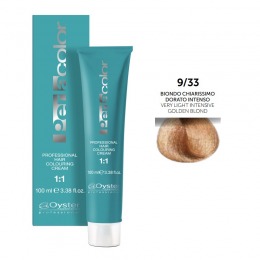 Oyster Cosmetics Perlacolor Professional Hair Coloring Cream nuanta 9/33 Biondo Chiarissimo Dorato Intenso cu comanda online
