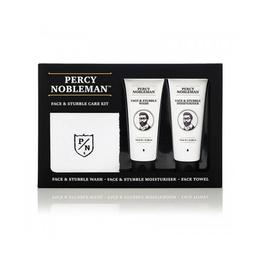 Pachet Promo – Percy Nobleman Face&Stubble Care Kit ( balsam 75ml + sapun 75ml + prosop ) cu comanda online