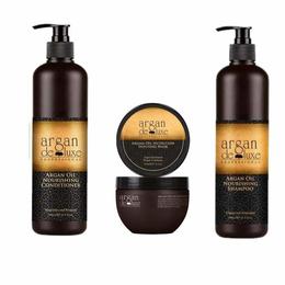 Pachet promotional hranitor Argan de Luxe Professional – Sampon 300 ml + balsam 300 ml + masca 250 ml cu comanda online