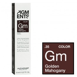 Pigment Concentrat Mahon Auriu – Alfaparf Milano Ultra Concentrated Pure Pigment GOLDEN MAHOGANY 8 ml cu comanda online