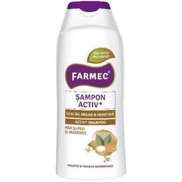 Sampon Activ+ cu Ulei de Argan si Keratina - Farmec Activ+ Shampoo