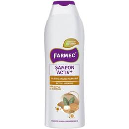 Sampon Activ+ cu Ulei de Argan si Keratina - Farmec Activ+ Shampoo