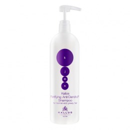Sampon Anti-Matreata – Kallos KJMN Fortifying Anti-Dandruff Shampoo for Normal and Greasy Hair 1000ml cu comanda online
