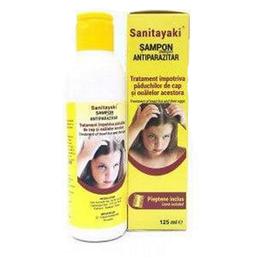 Sampon Antiparazitar + Pieptene Sanitayaki Turda, 125 ml cu comanda online