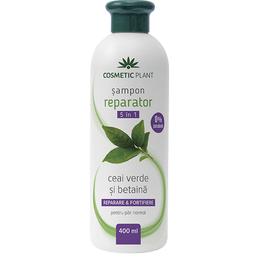 Sampon Reparator 5 in 1 cu Ceai Verde si Betaina Cosmetic Plant, 400 ml cu comanda online