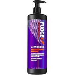 Sampon Reparator pentru Par Blond – Fudge Clean Blonde Shampoo, 1000 ml cu comanda online