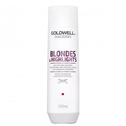 Sampon pentru Par Blond - Goldwell Dualsenses Blondes & Highlights Anti-Yellow Shampoo 250ml cu comanda online