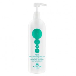 Sampon pentru Par Gras - Kallos KJMN Deep Cleansing Shampoo for Oily Hair and Scalp 1000ml cu comanda online
