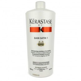 Sampon pentru Par Normal spre Uscat - Kerastase Nutritive Bain Satin 1 Irisome Shampoo 1000 ml cu comanda online