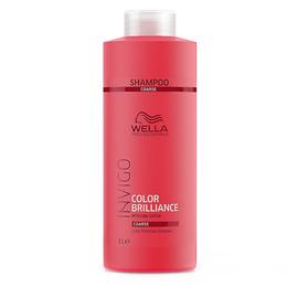 Sampon pentru Par Vopsit, Aspru – Wella Professionals Invigo Color Brilliance Color Protection Shampoo Coarse Hair, 1000ml cu comanda online