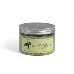 Sare de baie (Bath Caviar) cu masline, Village Cosmetics, 350 gr cu comanda online