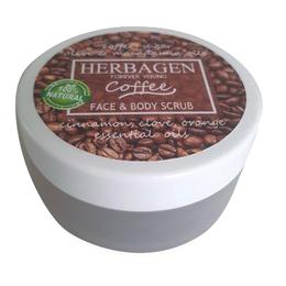 Scrub cu Cafea pentru Fata si Corp Herbagen, 100g cu comanda online