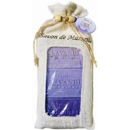 Set Cadou Iuta 3x Sapun Natural Marsilia Lavanda Flori Lavanda Provence Violete Mure Le Chatelard 1802 cu comanda online