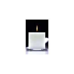 Set Cadou Lumanare Decorativa cu Suport Otel Inox Amabiente Kubus 16401 White Weiss cu comanda online