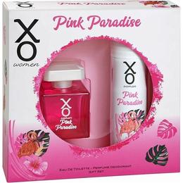 Set Pink Paradise Women XO, Apa de toaleta 100 ml + Deodorant 125 ml cu comanda online