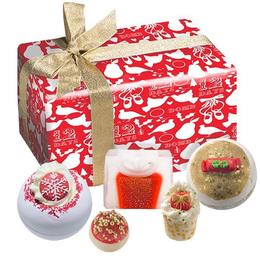 Set cadou Christmas Carol, Bomb Cosmetics, (sapun, sare de baie) 600 g cu comanda online