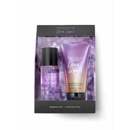 Set cadou Victoria's Secret, Love Spell gift set, spray corp 75 ml + body lotion 75 ml cu comanda online