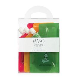 Set cadou geluri de curățare Waso Reset 3 x 70ml Shiseido cu comanda online