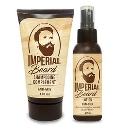 Set refacere culoare naturala barba grizonata Anti Gris Barbe, Imperial Beard (sampon 150ml + lotiune 100 ml ) cu comanda online