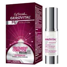 Tratament Corector Riduri (ochi, buze, frunte) – Gerovital H3 Evolution Wrinkle Correction Treatment (eyes, lips, forehead), 15ml cu comanda online