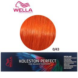 Vopsea Crema Permanenta Mixton – Wella Professionals Koleston Perfect Special Mix, nuanta 0/43 Rosu Auriu cu comanda online
