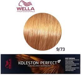 Vopsea Crema Permanenta – Wella Professionals Koleston Perfect ME+ Deep Browns, nuanta 9/73 Blond Luminos Maro Auriu cu comanda online