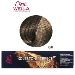 Vopsea Crema Permanenta – Wella Professionals Koleston Perfect ME+ Pure Naturals, nuanta 6/0 Blond Inchis cu comanda online