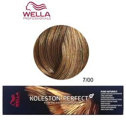 Vopsea Crema Permanenta – Wella Professionals Koleston Perfect ME+ Pure Naturals, nuanta 7/00 Blond Mediu Natural cu comanda online