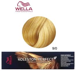 Vopsea Crema Permanenta – Wella Professionals Koleston Perfect ME+ Pure Naturals, nuanta 9/0 Blond Luminos cu comanda online