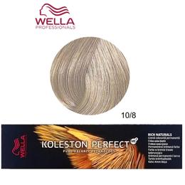 Vopsea Crema Permanenta – Wella Professionals Koleston Perfect ME+ Rich Naturals, nuanta 10/8 Blond Luminos Deschis Albastrui cu comanda online