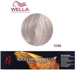 Vopsea Crema Permanenta – Wella Professionals Koleston Perfect ME+ Rich Naturals, nuanta 10/86 Blond Luminos Perlat Violet cu comanda online