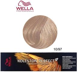 Vopsea Crema Permanenta – Wella Professionals Koleston Perfect ME+ Rich Naturals, nuanta 10/97 Blond Luminos Deschis Albastru Maro cu comanda online
