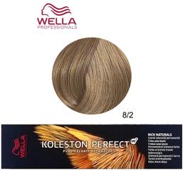 Vopsea Crema Permanenta – Wella Professionals Koleston Perfect ME+ Rich Naturals, nuanta 8/2 Blond Deschis Mat cu comanda online