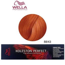 Vopsea Crema Permanenta – Wella Professionals Koleston Perfect Vibrant Reds, nuanta 88/43 Blond Deschis Intens Rosu Auriu cu comanda online