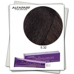 Vopsea Fara Amoniac – Alfaparf Milano Color Wear nuanta 5.32 Castano Chiaro Dorato Irise cu comanda online