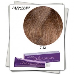 Vopsea Fara Amoniac – Alfaparf Milano Color Wear nuanta 7.32 Biondo Medio Dorato Irise cu comanda online