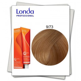 Vopsea Fara Amoniac - Londa Professional nuanta 9/73 blond luminos maro auriu cu comanda online