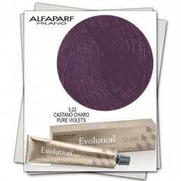 Vopsea Permanenta - Alfaparf Milano Evolution of the Color nuanta 5.22 Castano Chiaro Pure Violets cu comanda online